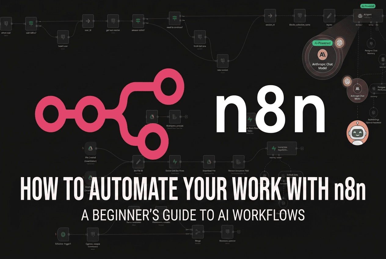 How to Automate Your Work With n8n: A Beginner’s Guide to AI Workflows